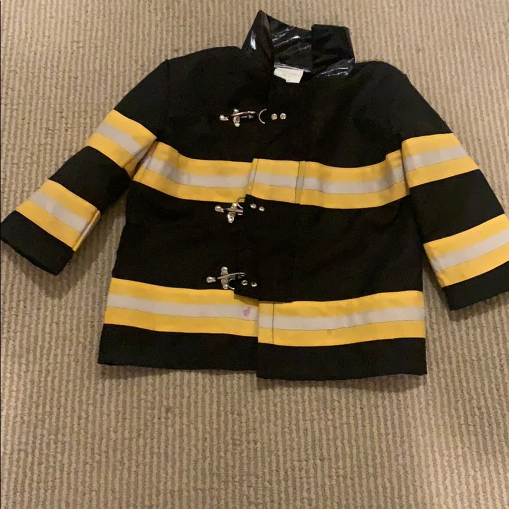 Pottery barn kids fireman costume